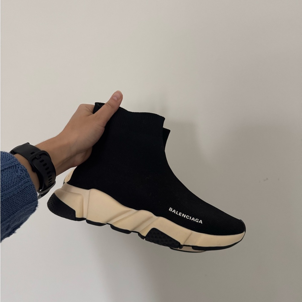 Balenciaga Women's Black Sock Sneakers - Speed LT Sneaker
